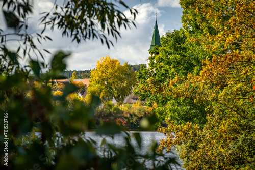 Kofenweiher in Hüfingen im Herbst photo