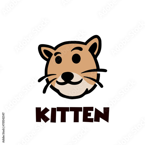 Cats kitten mascot symbol logo