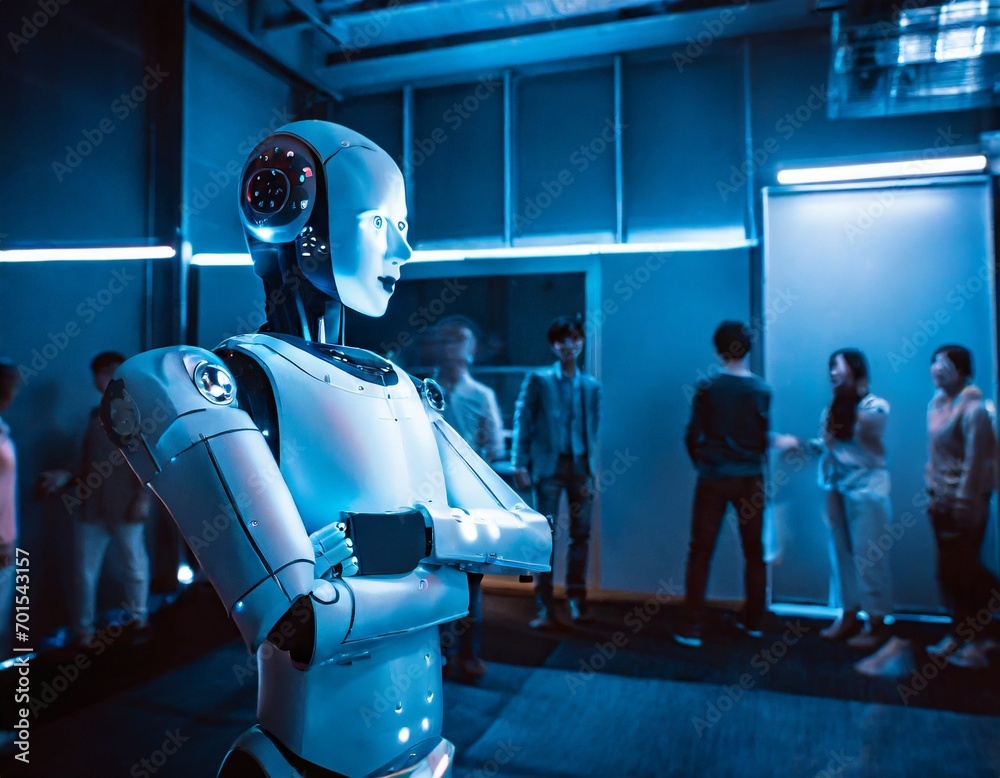 ロボット社会のイメージ ロボット社会のイメージ