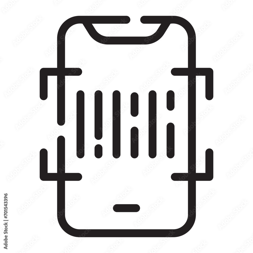 barcode Line Icon barcode Line Icon