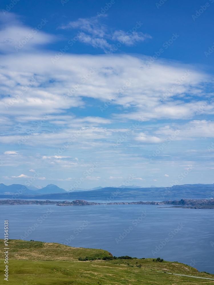 lake and mountains