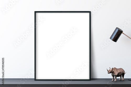 Mock up frame office, black frame mockup, 16x20