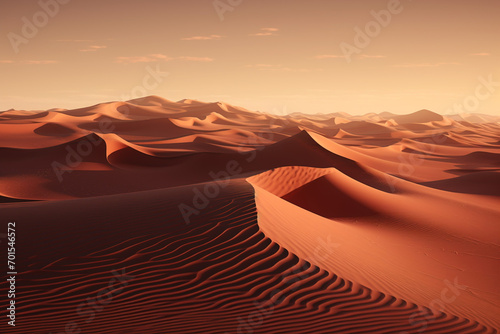 Desert sand dune landscape