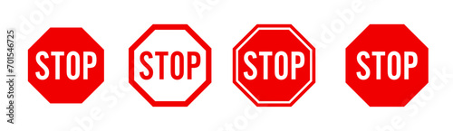 Stop sign set