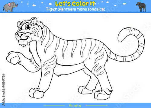 Lets color it Tiger
