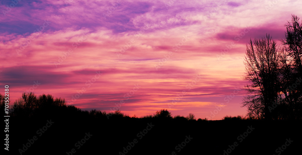 Obraz premium pink sunset 