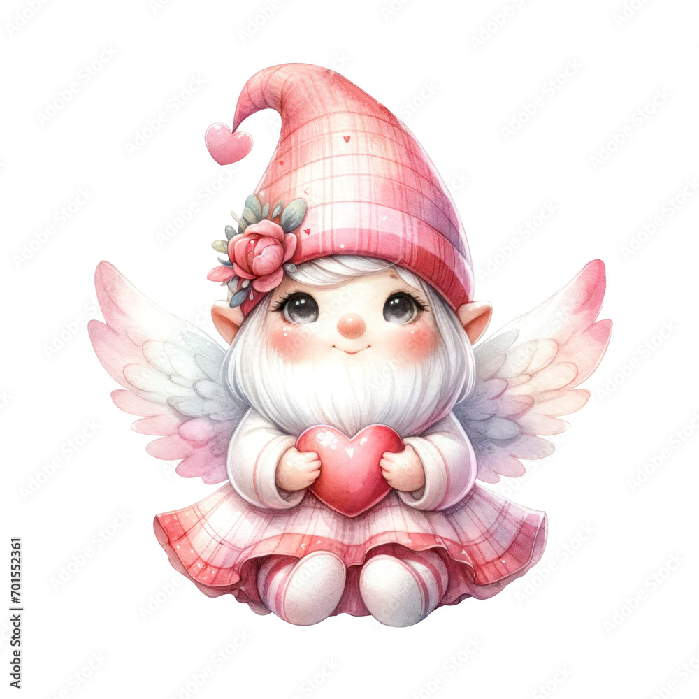 Fototapeta premium angel with heart