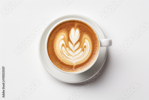 latte art top down white background stock photo --ar 3 2 --v 5.2 Job ID  1d10246a-9f53-4279-b20c-93ee67a69c20