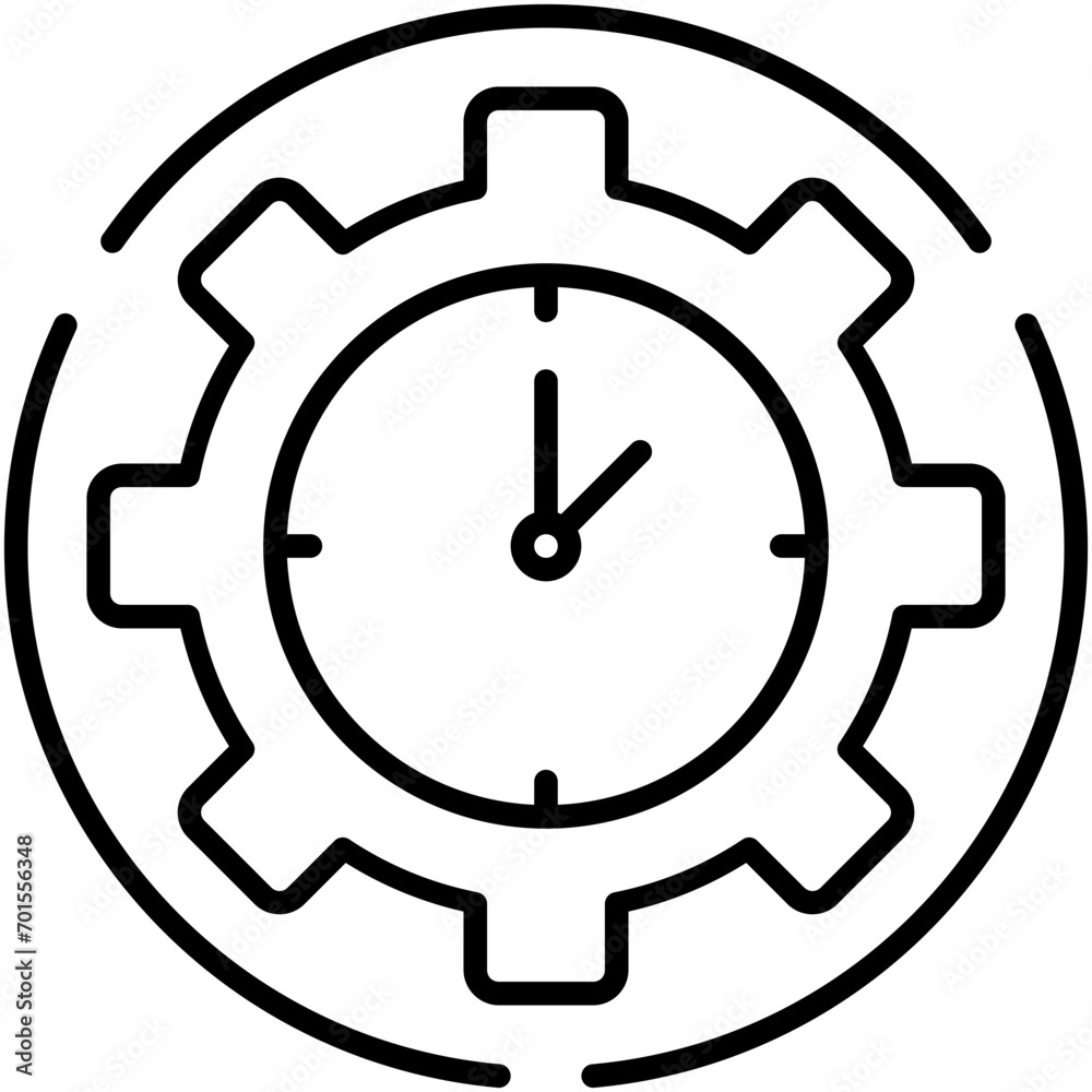 Effective Icon. Gear Check Solution Pictogram Graphic Illustration. Isolated Simple Line Icon For Infographic, App and Web Button. Effective Icon. Gear Check Solution Pictogram Graphic Illustration. Isolated Simple Line Icon For Infographic, App and Web Button.