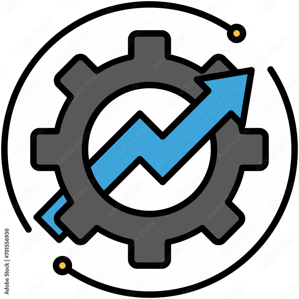 Productive Icon. Effective Product Increase Pictogram Graphic Illustration. Isolated Simple Filled Line Icon For Infographic, App and Web Button. Productive Icon. Effective Product Increase Pictogram Graphic Illustration. Isolated Simple Filled Line Icon For Infographic, App and Web Button.