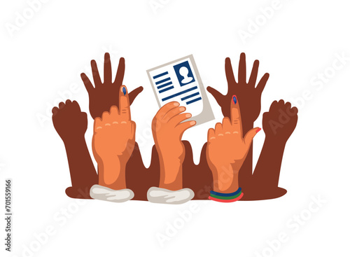 india general election hands