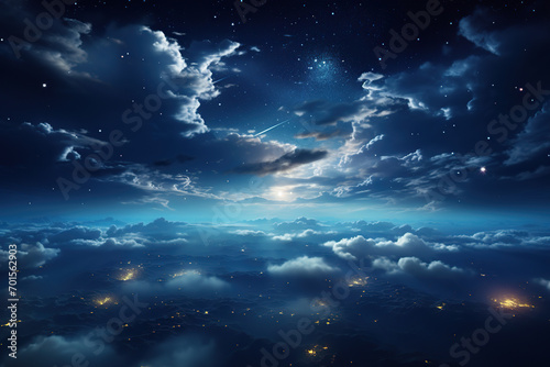 sky with clouds