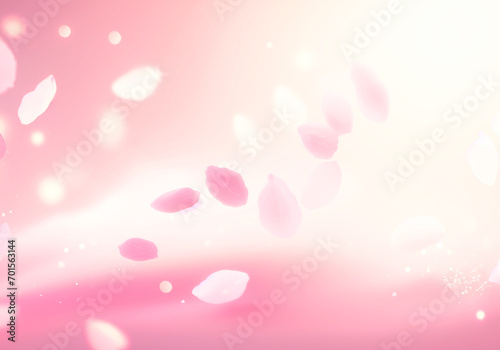 Fototapeta Naklejka Na Ścianę i Meble -  和風背景　桜の花の可愛いフレーム