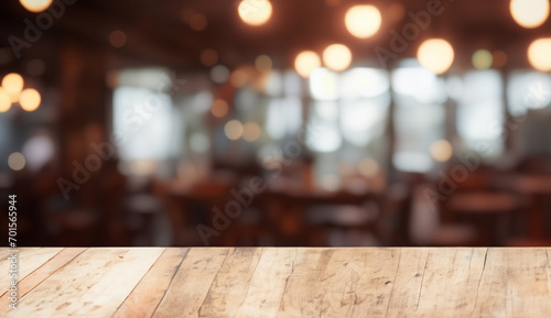 bokeh cafe and coffee shop interior background
