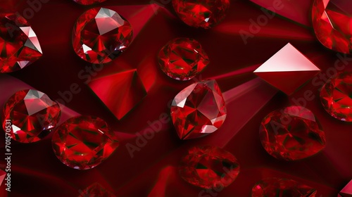 Ruby Background Texture created with Generative AI Technology