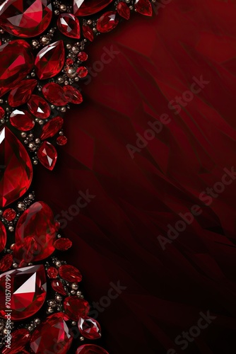 Ruby Background Texture created with Generative AI Technology