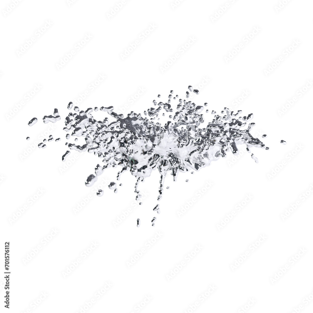 futuristic chrome liquid Abstract metallic shape 3d render futuristic chrome liquid Abstract metallic shape 3d render