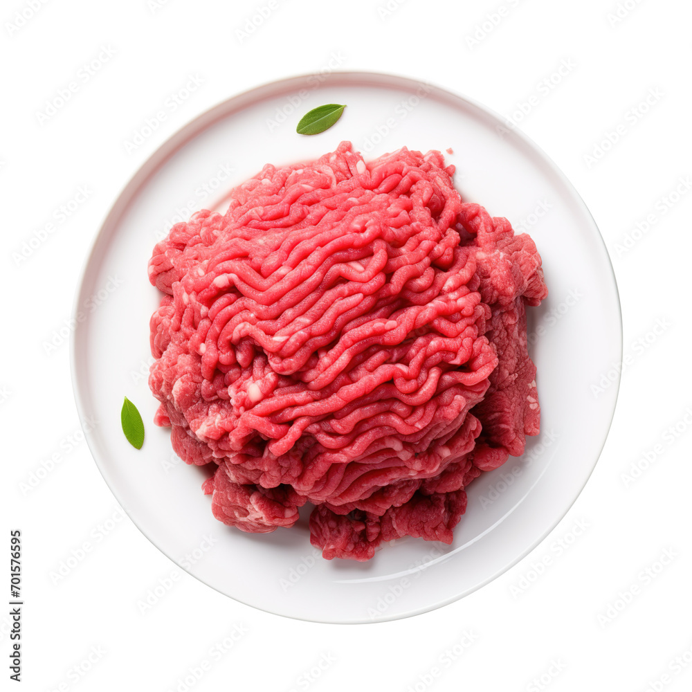 Minced meat on plate isolated on transparent background Remove png, Clipping Path, pen tool Minced meat on plate isolated on transparent background Remove png, Clipping Path, pen tool
