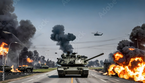 firefighters in fire, smoke, pollution, fire, factory, steam, industry, sky, building, environment, train, chimney, city, nature, danger, landscape, smog, locomotive, disaster, house, water, gas, clou