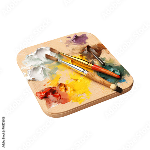 brushes and paints isolated on transparent background Remove png, Clipping Path, pen tool