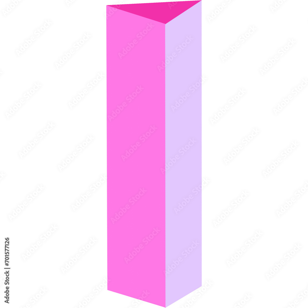 3d triangular prism model icon on transparent background. 3d triangular prism. Abstract concept of graphic elements for your design, app, for Symbol, logo illustration. Pixel perfect vector graphics 3d triangular prism model icon on transparent background. 3d triangular prism. Abstract concept of graphic elements for your design, app, for Symbol, logo illustration. Pixel perfect vector graphics