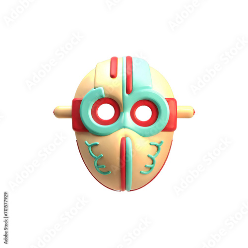 mask isolated on white background