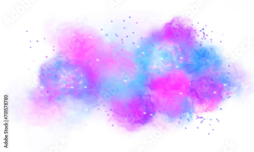 Colorful Space Galaxy and Nebula Background Wallpaper	