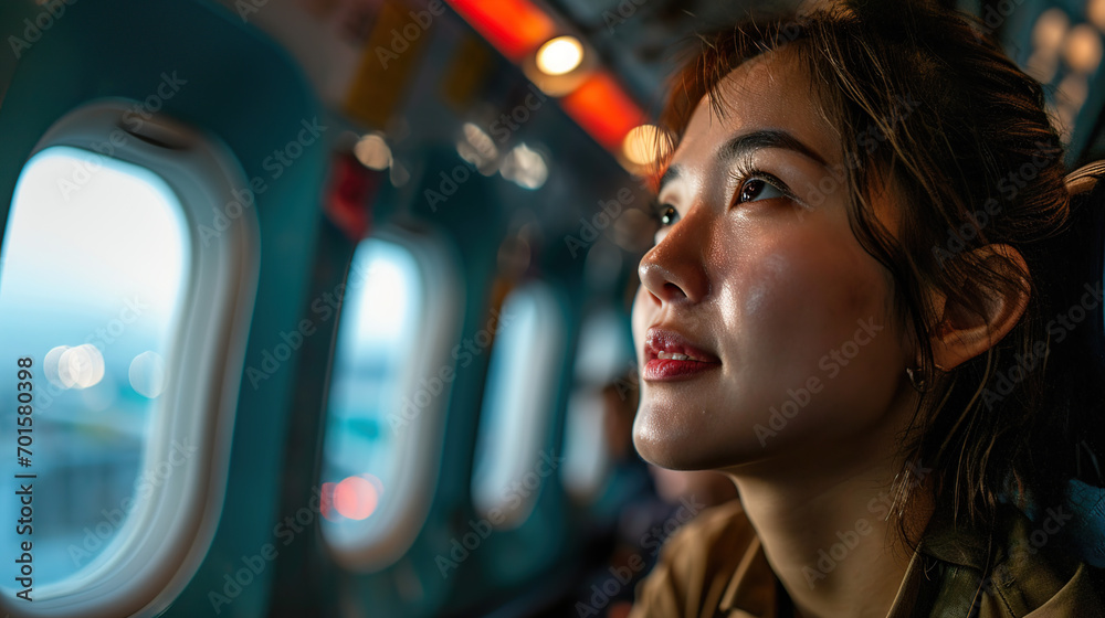 Asian female airplane passenger aircraft operator investment abroad Asian female airplane passenger aircraft operator investment abroad