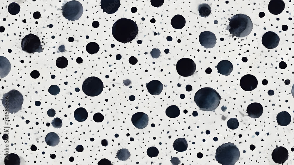 Hand drawn geometric seamless Round circular dot polka dot pattern. doodle. AI generated image, ai Hand drawn geometric seamless Round circular dot polka dot pattern. doodle. AI generated image, ai