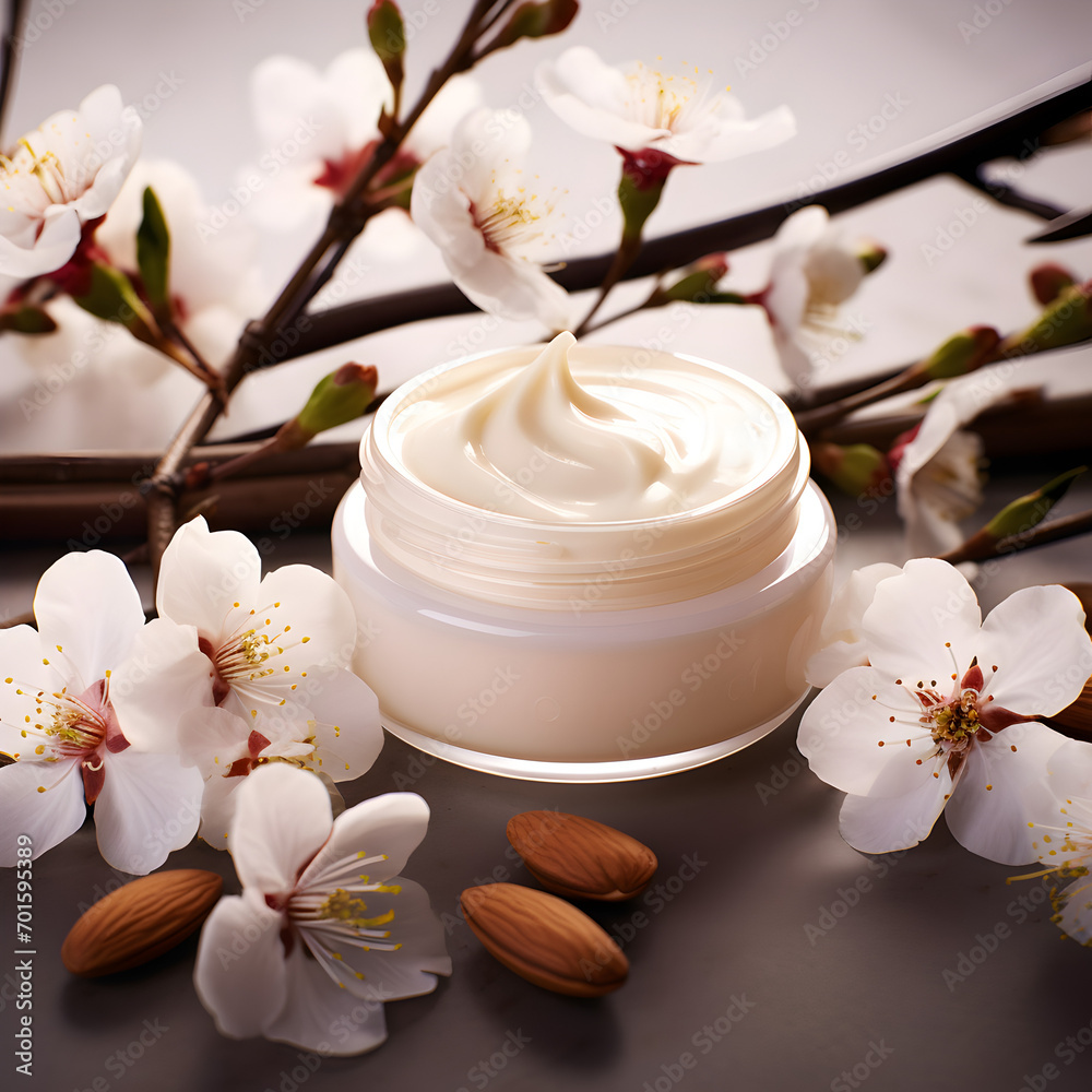 Skin cream with Almond blossoms Skin cream with Almond blossoms