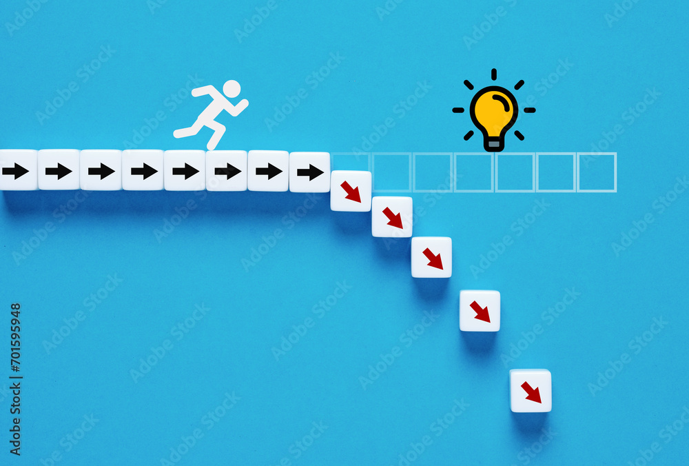Inaccessible idea. Failure to create an idea. Successful idea development and failure. Inaccessible idea. Failure to create an idea. Successful idea development and failure.