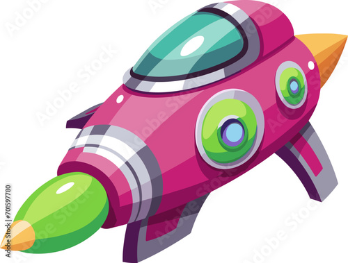 modern spaceship 