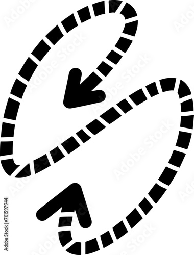 doodle arrow shape