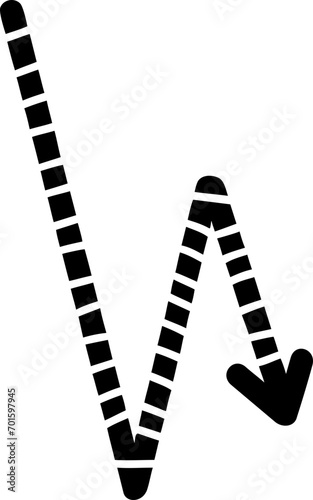 doodle arrow shape