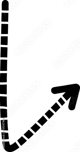 doodle arrow shape