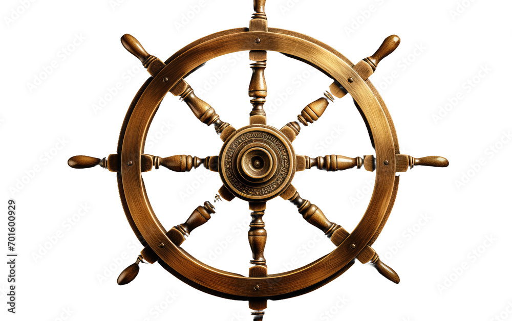 Ship Wheel On Transparent Background