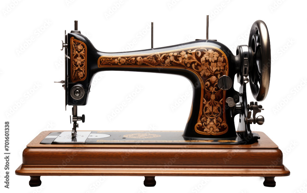 Sewing Machine On Transparent Background