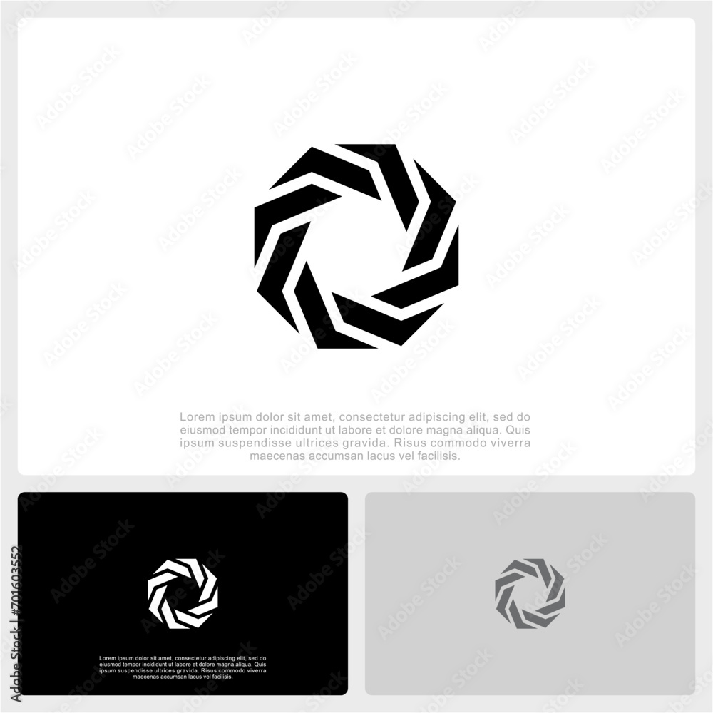 Abstract Logo Design Template. Icons For Business of Luxury and Elegant.
