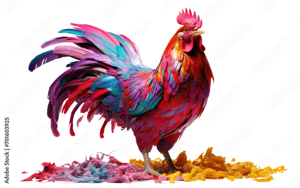 The Whimsical Delight of Keeping Chickens on White or PNG Transparent Background