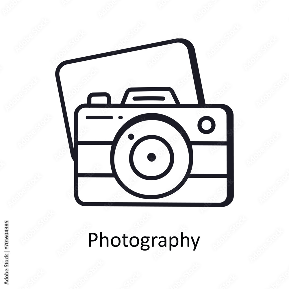 Photography vector outline doodle Design illustration. Symbol on White background EPS 10 File Photography vector outline doodle Design illustration. Symbol on White background EPS 10 File