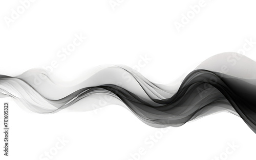 Vibrant Waves of Digital Particles in Motion on White or PNG Transparent Background photo