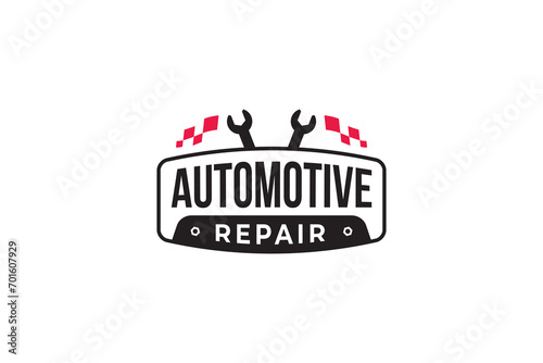 automotive repair service modern logo design for maintenance and garage company business