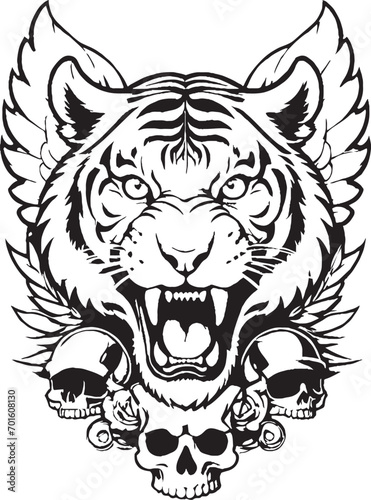 tiger head tattoo