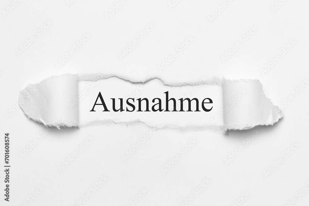 Ausnahme	