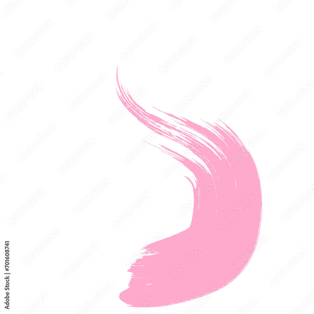 Colored Abstract Grunge Paint Brush Stroke Design Element Colored Abstract Grunge Paint Brush Stroke Design Element