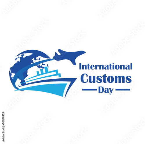 International Customs Day Flyer Design