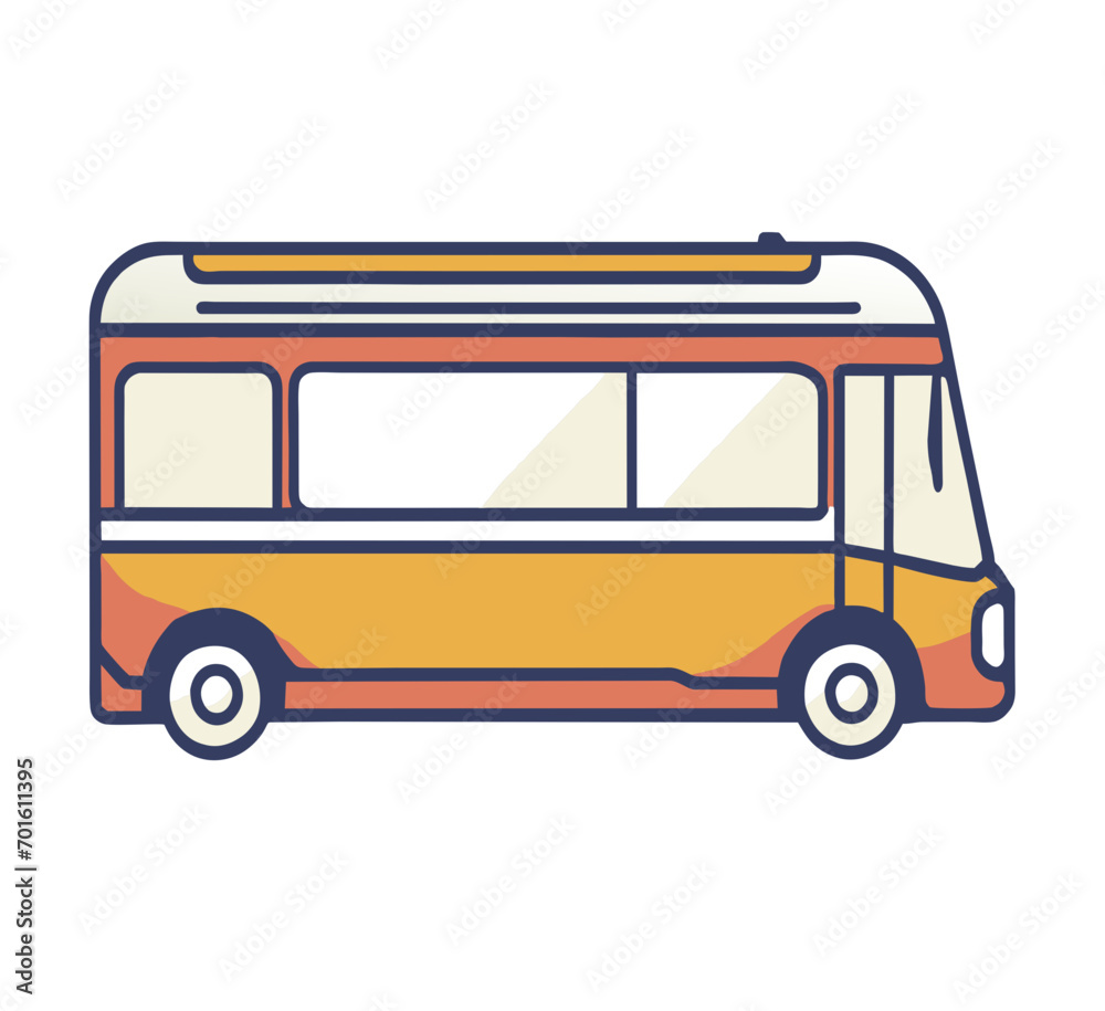 bus cartoon vector