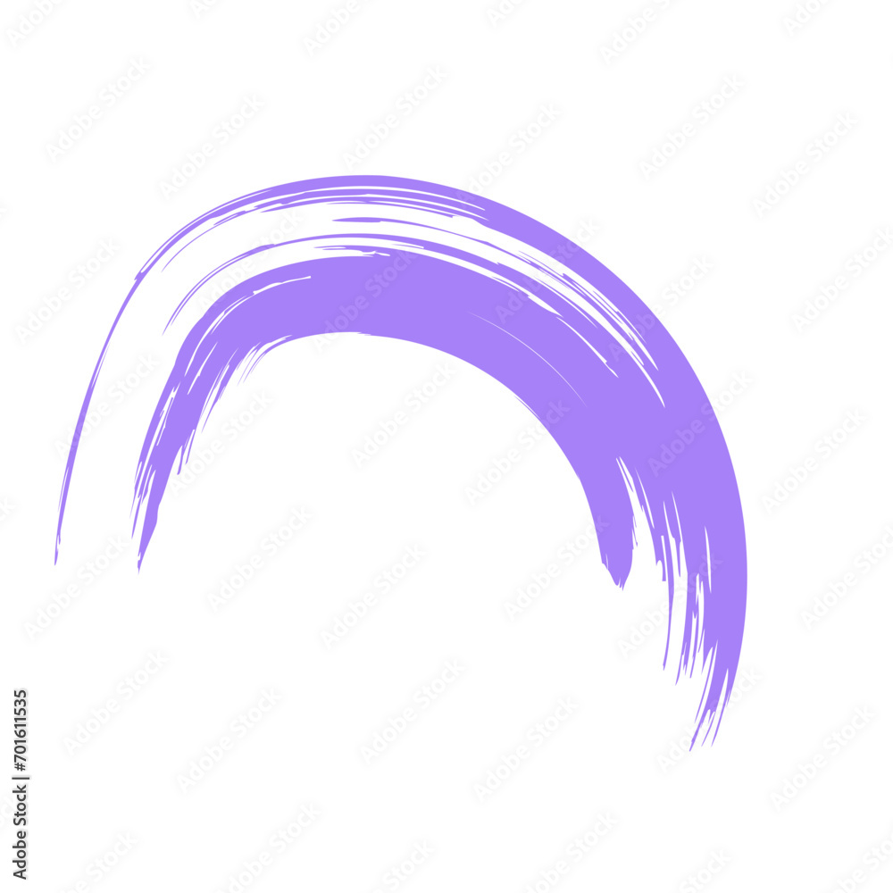 Colored Abstract Grunge Paint Brush Stroke Design Element Colored Abstract Grunge Paint Brush Stroke Design Element