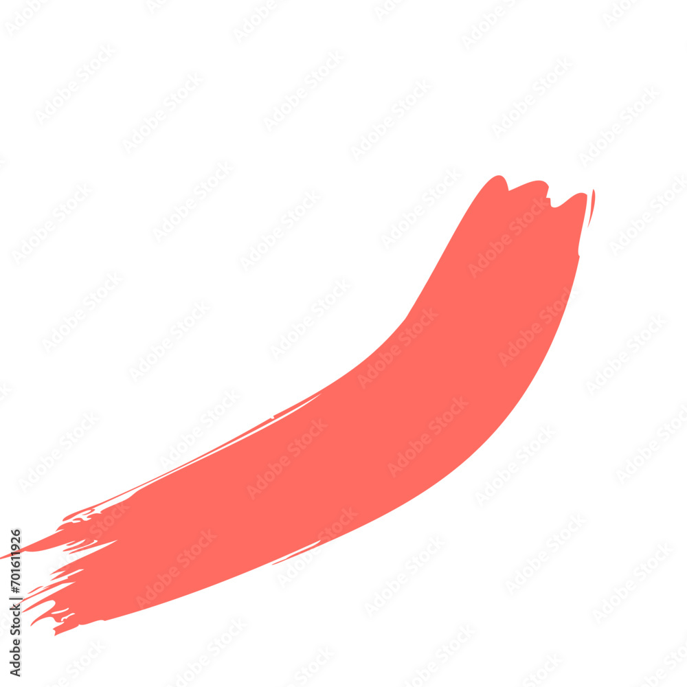 Colored Abstract Grunge Paint Brush Stroke Design Element Colored Abstract Grunge Paint Brush Stroke Design Element