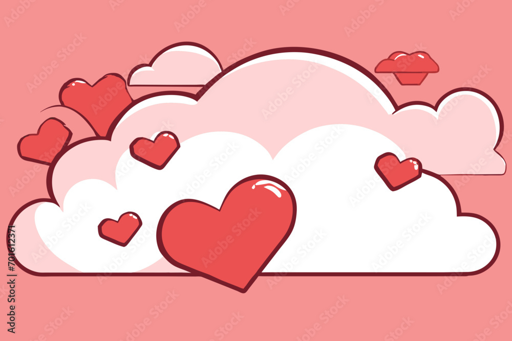 valentine day background vector